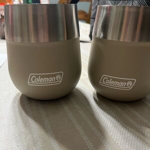 Set of Coleman wine/Drink tumblers-insulated